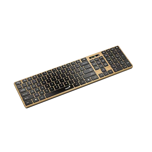 უკაბელო Bluetooth კლავიატურა - Genius SlimStar 7250BT Pine Wood BT