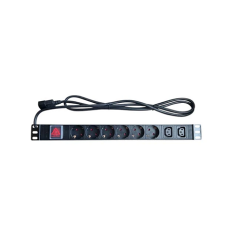 5 Port Extender - 8 x Chuko Black 2m