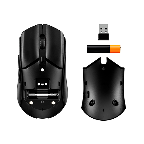უკაბელო Bluetooth მაუსი - HyperX Pulsefire Haste 2 Black WL BT