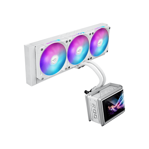 პროცესორის წყლის გაგრილება - Asus Rog Strix Ryuo IV SLC 360 mm ARGB White