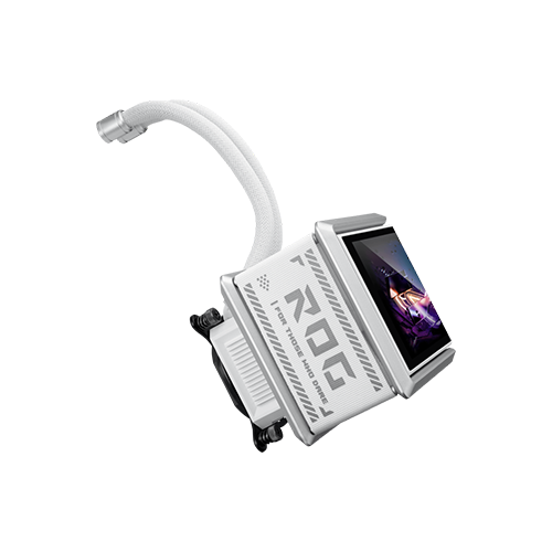 პროცესორის წყლის გაგრილება - Asus Rog Strix Ryuo IV SLC 360 mm ARGB White
