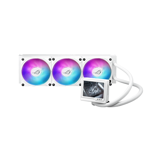 პროცესორის წყლის გაგრილება - Asus Rog Strix Ryujin III SLC 360 mm Extreme ARGB White