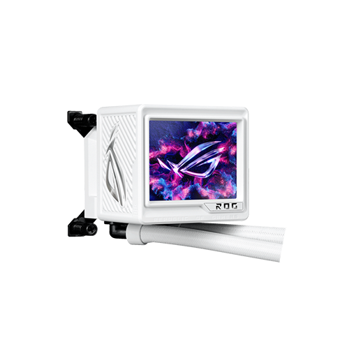 პროცესორის წყლის გაგრილება - Asus Rog Strix Ryujin III SLC 360 mm Extreme ARGB White