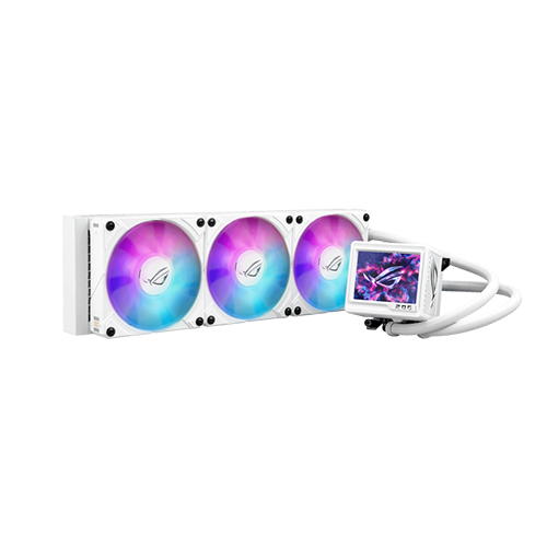 პროცესორის წყლის გაგრილება - Asus Rog Strix Ryujin III SLC 360 mm Extreme ARGB White