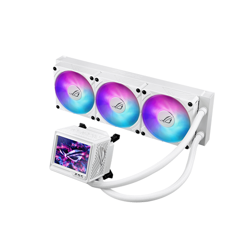 პროცესორის წყლის გაგრილება - Asus Rog Strix Ryujin III SLC 360 mm Extreme ARGB White