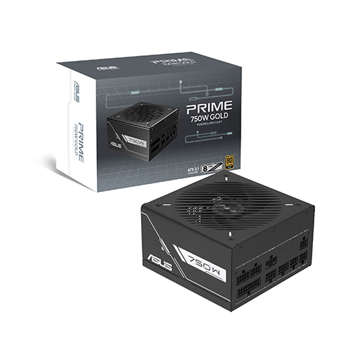 კვების ბლოკი - Asus Prime 750 Watt 80 Plus Gold Full Modular Black