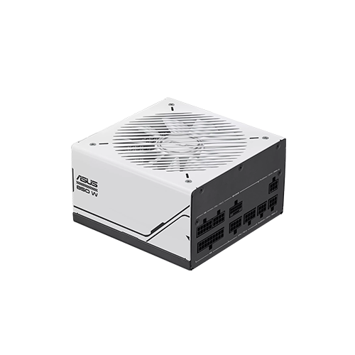 კვების ბლოკი - Asus Prime 850 Watt 80 Plus Gold Full Modular White