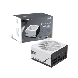 კვების ბლოკი - Asus Prime 750 Watt 80 Plus Gold Full Modular White
