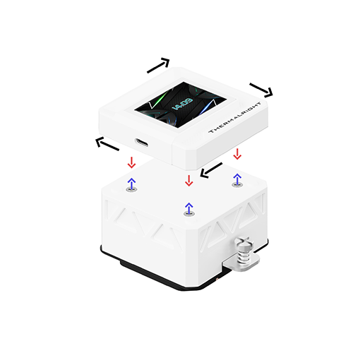 პროცესორის წყლის გაგრილება - Thermal Right Frozen Warframe Se 360 mm ARGB White