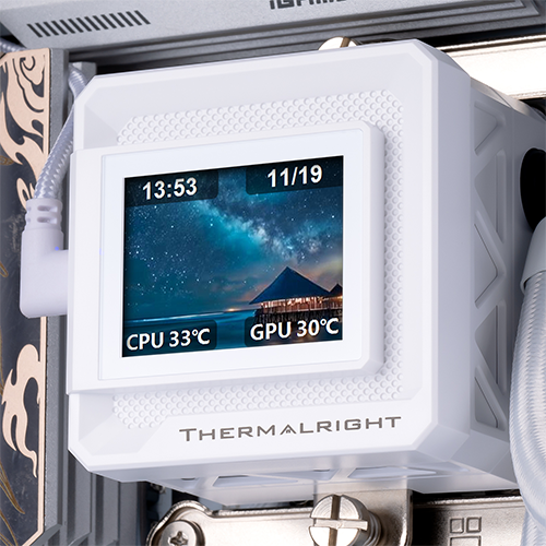 პროცესორის წყლის გაგრილება - Thermal Right Frozen Warframe Se 360 mm ARGB White