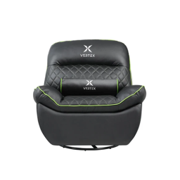 კომპიუტერის სკამი - Vertex Throne Black-Green PVC