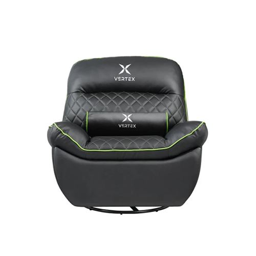 კომპიუტერის სკამი - Vertex Throne Black-Green PVC