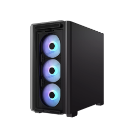 ქეისი - Asus A23 Plus Black - 4x120 Fan ARGB