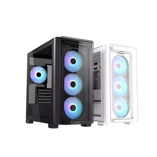 ქეისი - Asus A23 Plus Black - 4x120 Fan ARGB