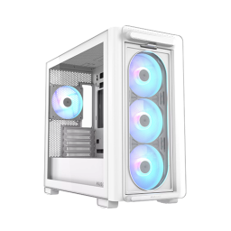 ქეისი - Asus A23 Plus White - 4x120 Fan ARGB