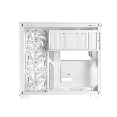 ქეისი - Asus A32 Plus White - 3x120 Fan Reverse ARGB + 1x120 Fan ARGB
