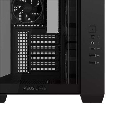 ქეისი - Asus A32 Plus Black - 3x120 Fan Reverse ARGB + 1x120 Fan ARGB