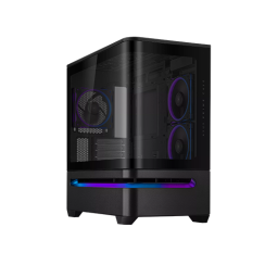 ქეისი - Asus Prime AP202 Black - 3x120 Fan ARGB