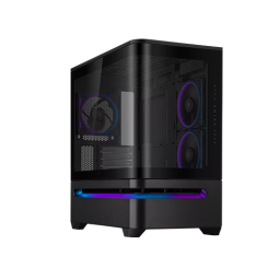 ქეისი - Asus Prime AP202 Black - 3x120 Fan ARGB