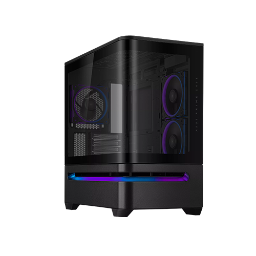 ქეისი - Asus Prime AP202 Black - 3x120 Fan ARGB