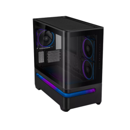 ქეისი - Asus Prime AP202 Black - 3x120 Fan ARGB