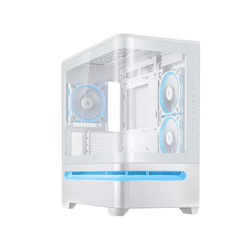 ქეისი - Asus Prime AP202 White - 3x120 Fan ARGB