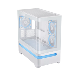 ქეისი - Asus Prime AP202 White - 3x120 Fan ARGB