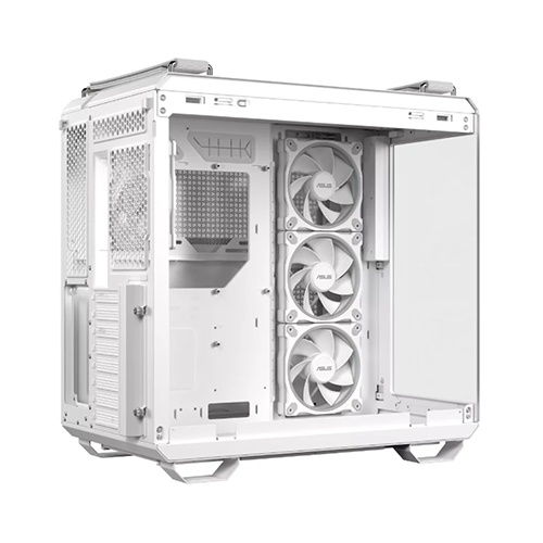 ქეისი - Asus Tuf Gaming GT502 Horizon White - 3x120 Fan Reverse ARGB + 1x120 Fan ARGB