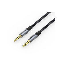 Aux კაბელი - Vention 3.5 mm TRRS Gray 1მ
