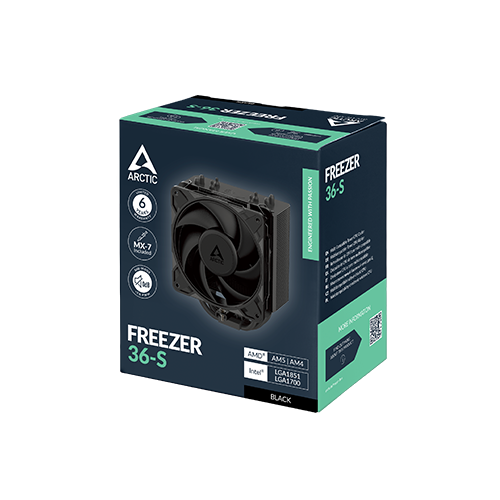 პროცესორის გაგრილება - Arctic Freezer 36-S Black