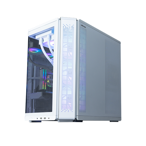 ქეისი - Zalman P60 White - 5x120 Fan ARGB