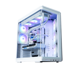 ქეისი - Zalman P60 White - 5x120 Fan ARGB