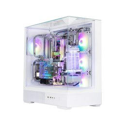 ქეისი - Zalman P40 Prism Plus White - 4x120 Fan ARGB