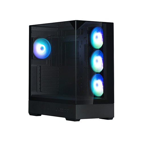 ქეისი - Zalman P40 Prism Plus Black - 4x120 Fan ARGB