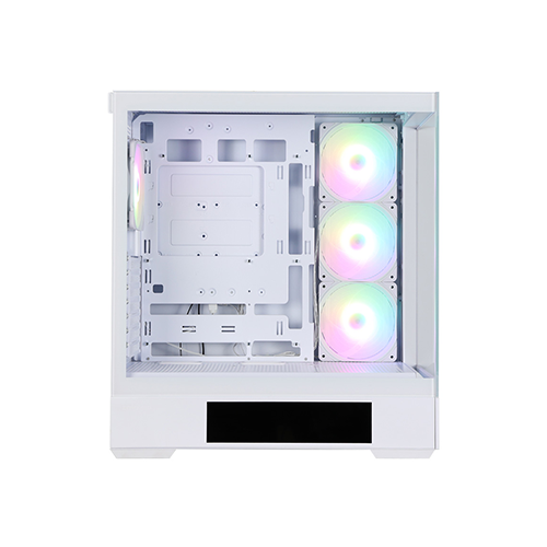 ქეისი - Zalman P40 DS White - 4x120 Fan ARGB