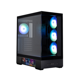 ქეისი - Zalman P40 DS Black - 4x120 Fan ARGB