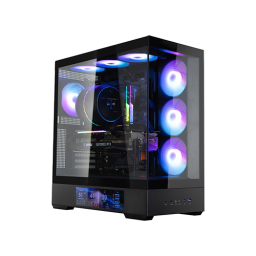ქეისი - Zalman P40 DS Black - 4x120 Fan ARGB