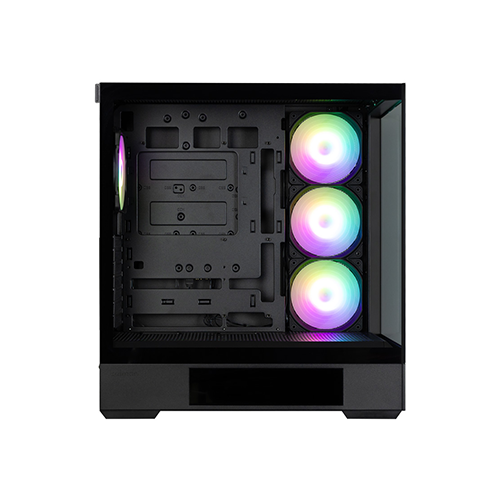 ქეისი - Zalman P40 DS Black - 4x120 Fan ARGB