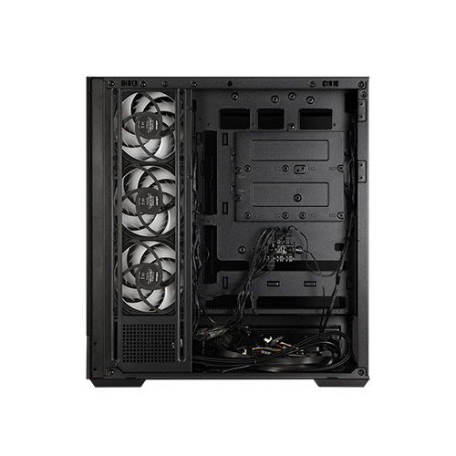 ქეისი - Zalman P40 DS Black - 4x120 Fan ARGB