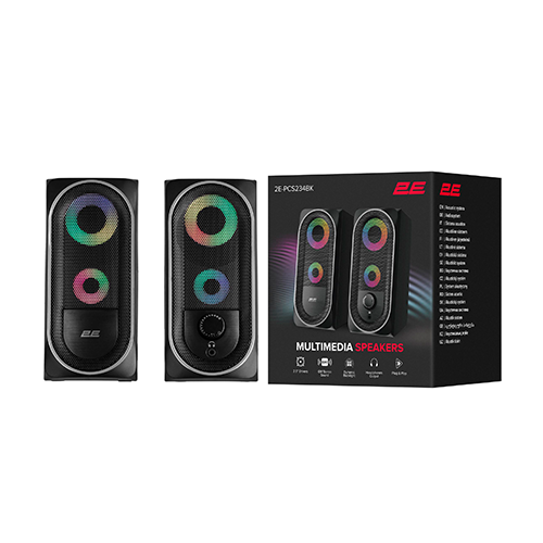დინამიკი - 2E PCS234 RGB Black