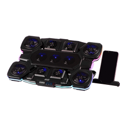 ნოუთბუქის გაგრილება - 2E Gaming Cooling Pad CPG-011 Black For 17.3