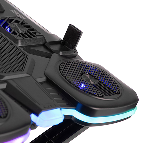 ნოუთბუქის გაგრილება - 2E Gaming Cooling Pad CPG-011 Black For 17.3