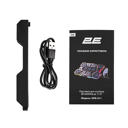ნოუთბუქის გაგრილება - 2E Gaming Cooling Pad CPG-011 Black For 17.3