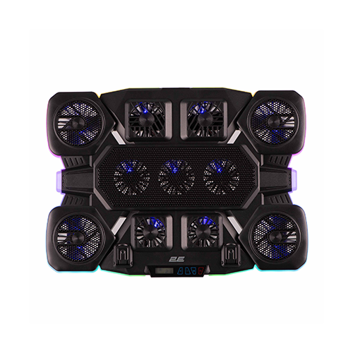 ნოუთბუქის გაგრილება - 2E Gaming Cooling Pad CPG-011 Black For 17.3