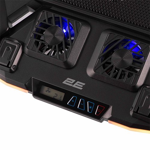 ნოუთბუქის გაგრილება - 2E Gaming Cooling Pad CPG-011 Black For 17.3