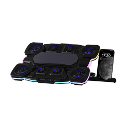 ნოუთბუქის გაგრილება - 2E Gaming Cooling Pad CPG-012 Black For 17.3
