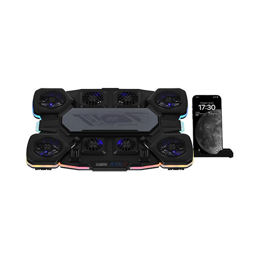 ნოუთბუქის გაგრილება - 2E Gaming Cooling Pad CPG-012 Black For 17.3