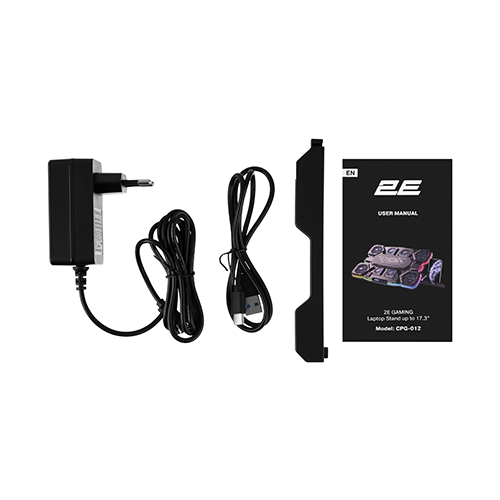 ნოუთბუქის გაგრილება - 2E Gaming Cooling Pad CPG-012 Black For 17.3