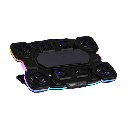 ნოუთბუქის გაგრილება - 2E Gaming Cooling Pad CPG-012 Black For 17.3