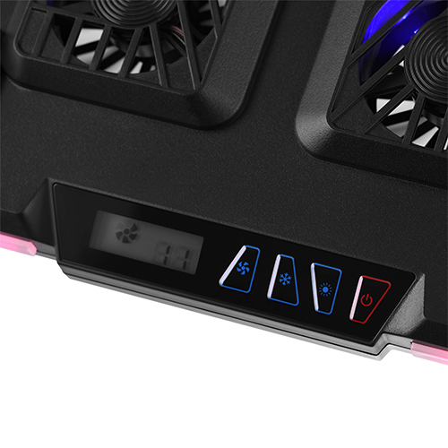 ნოუთბუქის გაგრილება - 2E Gaming Cooling Pad CPG-012 Black For 17.3